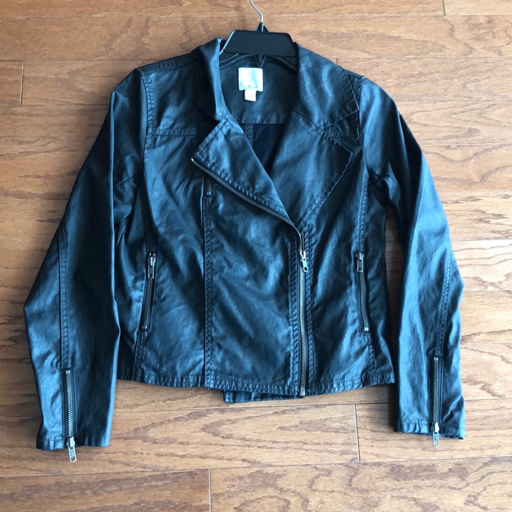 Black pleather jacket
